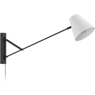 Eglo Applique Minimal Forcadet Acciaio Nero 1 Luce E27