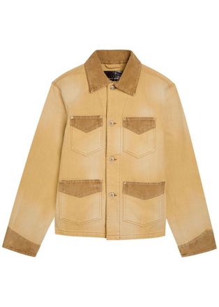 Wales Bonner Wales Bonner Sierra Panelled Canvas Jacket - Sand - XL