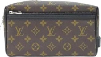 Louis Vuitton Pre-owned Bags, female, Brown, Size: ONE SIZE Pre-owned Monogram Macassar toiletry pouch