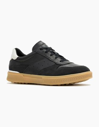 Hush Puppies Womens Hush Puppies Mae Leather Womens Black Trainers - Size: 6