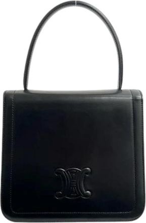 Celine Pre-owned Vintage Handtas - Dames - Vintage Handtas - Zwart - ONE Size - Leer - Vintage