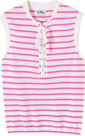 27 Miles Malibu Womens Hailey Top In Rose