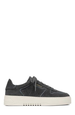 Axel Arigato Orbit Embroidery Sneaker in Dark Grey/off White at Nordstrom, Size 10.5