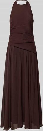 Forever New Maxikleid mit Rundhalsausschnitt Modell Elise in Dunkelbraun, Gr&ouml;&szlig;e 32