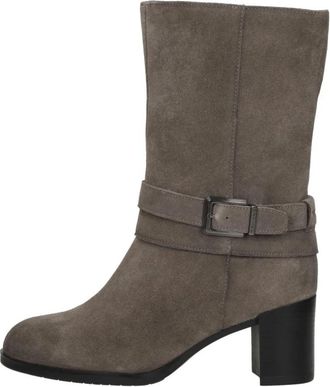 Tamaris Enkellaarsjes Hak - Dames - Laarzen met Hak - Grijs - 37 EU - Schoenen