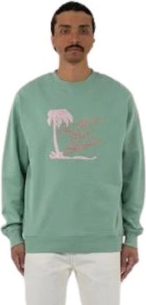 Dr&ocirc;le de Monsieur Sweatshirts - Heren - Sweatshirts - Groen - S - Hoodies & sweatvesten