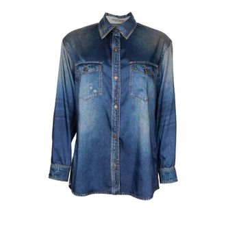 Golden Goose Donna, Camicette, Blu, M, new