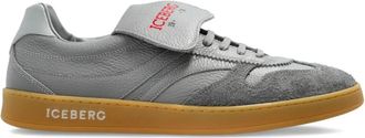 Iceberg suede panelled sneakers - men - Leather/Suede/Rubber - 45 - Grey
