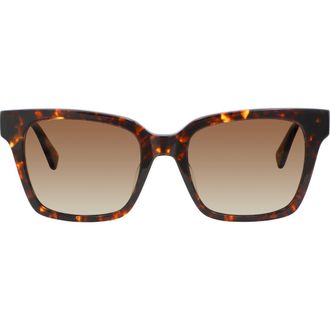 Kate Spade New York harlow 55mm polarized gradient square sunglasses in 02Ik-La at Nordstrom Rack