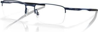 Oakley 53mm Rectangle optical glasses in Blue at Nordstrom