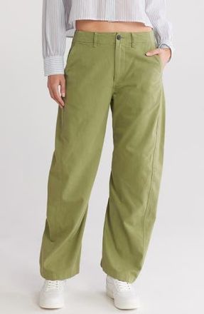 Rag & Bone Jones Cotton Chino Pants in Olive at Nordstrom Rack, Size 10