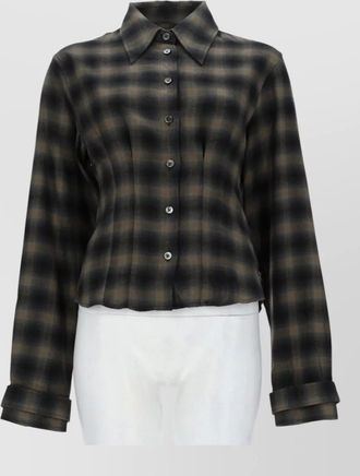 Our Legacy checked shirt jacket