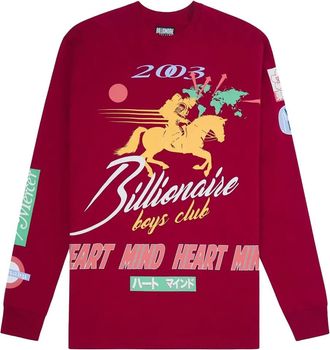 Billionaire Boys Club Celestial T-shirt met lange mouwen - Rood