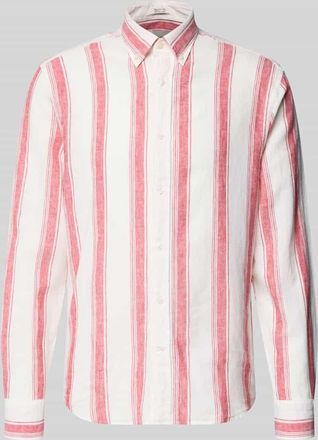 GANT Regular Fit Freizeithemd aus Leinen-Baumwoll-Mix mit Kentkragen in Apricot, Gr&ouml;&szlig;e XXXL