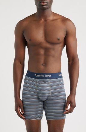 Tommy John Second Skin 6-Inch Boxer Briefs in Frost Gray Pencil at Nordstrom, Size Xx-Large