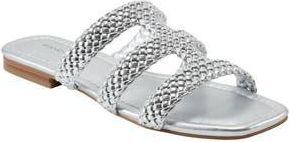 Bandolino Summer Slide Sandal in Silver at Nordstrom Rack, Size 7.5