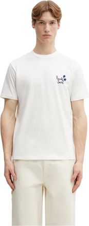 Paul Smith Flock Print T-Shirt - Heren - T-shirts - Wit - L - Katoen - Tops