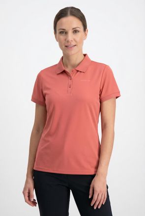 Icepeak Poloshirt ICEPEAK BAYARD, Damen, Gr. XXL, coral, Obermaterial: 100% Polyester, Shirts Poloshirt, sportlicher Stil, aus Polyester, schnelltrocknend, pf