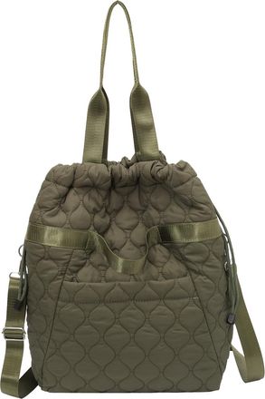 Generic Cymwer Women Nylon Quilted Crossbody Bag Adjustable Strap for Outings Commuting(Green) (Green)