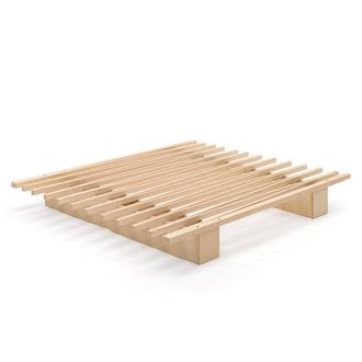 Tojo M&ouml;bel V Bett, verstellbar, 90 - 172 x 23 cm, Buche natur
