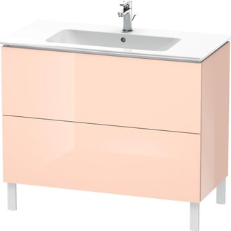 Duravit Duravit L-cube Vanity Unit Vertical, Anchura 1020mm, Profundidad 481mm, 2 Extra&iacute;bles, Adecuado Para M&iacute; Por Starck Art&iacute;culo 233610, Color: Perla De Alb