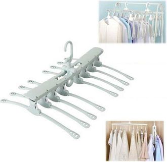 Trade Shop Trade Shop - Perchas Multi 8 En 1 Ahorra Espacio Organiza El Armario Casa 360