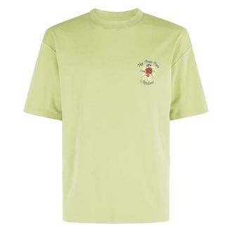 Dr&ocirc;le de Monsieur Tops, Heren, Groen, M, Katoen, Slogan Rose T-Shirt