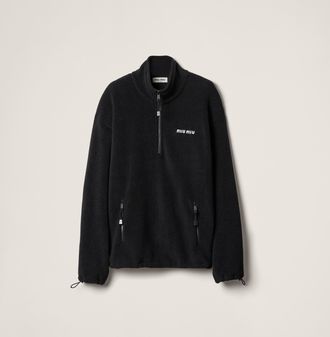Miu Miu Fleece sweatshirt