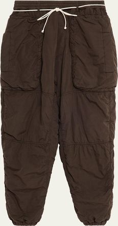 Mordecai Mens Maxi-Pocket Drawstring Stretch Cargo Pants