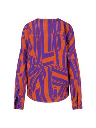 Dries Van Noten Womens Shirts Orange Cotton