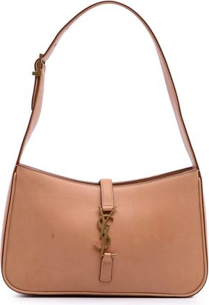 Saint Laurent Borsa a spalla Le 5 a 7 in pelle di vitello liscia 2021 - Marrone