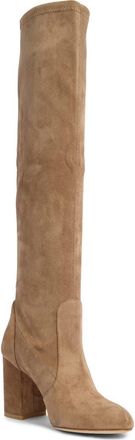 Stuart Weitzman Yuliana Knee High Slouch Boot in Khaki at Nordstrom Rack, Size 9.5