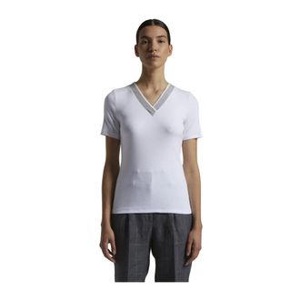 PESERICO Dames, Tops, Wit, Maat: L