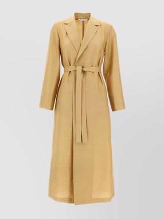 Max Mara silk meandro trench coat