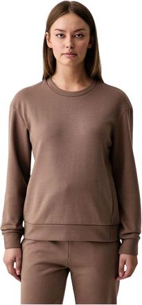 Emporio Armani Maglieria Girocollo - - Sweatshirts & Hoodies - Donna - Marrone - L