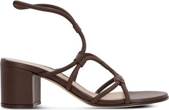 Gianvito Rossi Leather Heel Sandals-Donna