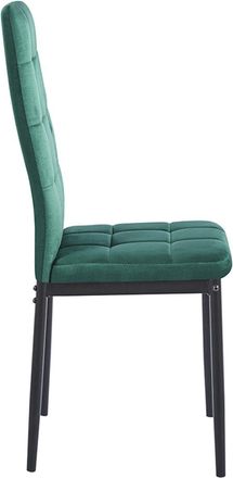 Regalos Miguel Packs Sillas Comedor - Pack 4 Sillas Lan Terciopelo - Verde