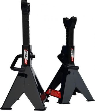 OEM Soportes De Coche Awtools Lote 2 Negro Acero Fuerte