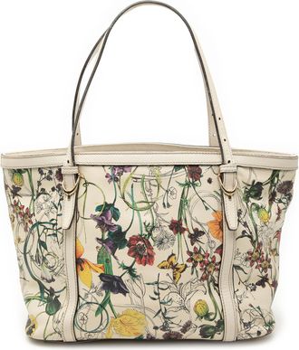 Gucci Tweedehands Kleine Leren Flora Nice Tote