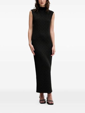 HUGO BOSS Naired midi dress - Black