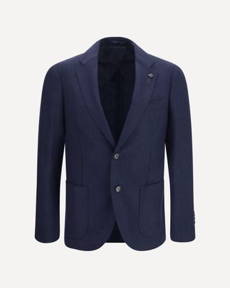 Lardini Single-breasted wool and cashmere Jacket Male 54