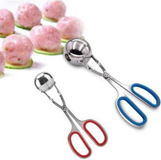 OEM Set Di 2 Pinze Antiaderenti In Acciaio Inox Per Polpette Di Riso, Torte E Biscotti, Utensili Da Cucina - Crezuo