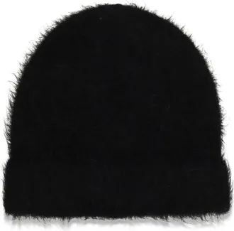 S&eacute;fr FW23FUZZYBEANIE Fuzzy Alpaca-Blend Beanie - Black