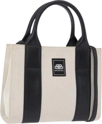 Balenciaga Pre-owned Vintage Tote Bag - Dames - Vintage Shopper - Beige - ONE Size - Vintage