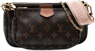 Louis Vuitton Borsa a tracolla Multi Pochette Accessoires con monogramma 2020 - Marrone