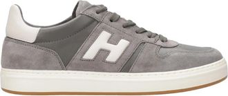 Hogan H-Tv Sneakers - Heren - Sneakers - Grijs - 40 1/2 EU - Leer - Schoenen