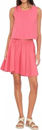 Xirena Angela Mini Skirt In Pink Petal