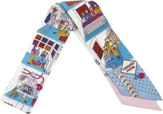 Hermès Pre-owned Scarves, female, Multicolor, Size: ONE SIZE Pre-owned Silk Scarf