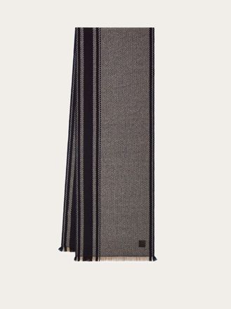 Ferragamo Men Cashmere scarf Beige