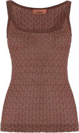 Missoni Canotta con texture - Marrone
